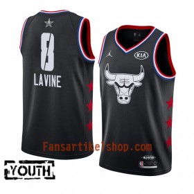 Chicago Bulls Trikot Zach LaVine 8 2019 All-Star Jordan Brand Schwarz Swingman - Kinder
